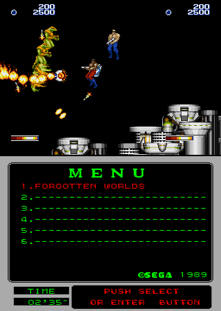 Forgotten Worlds (Mega-Tech) Screenshot 1